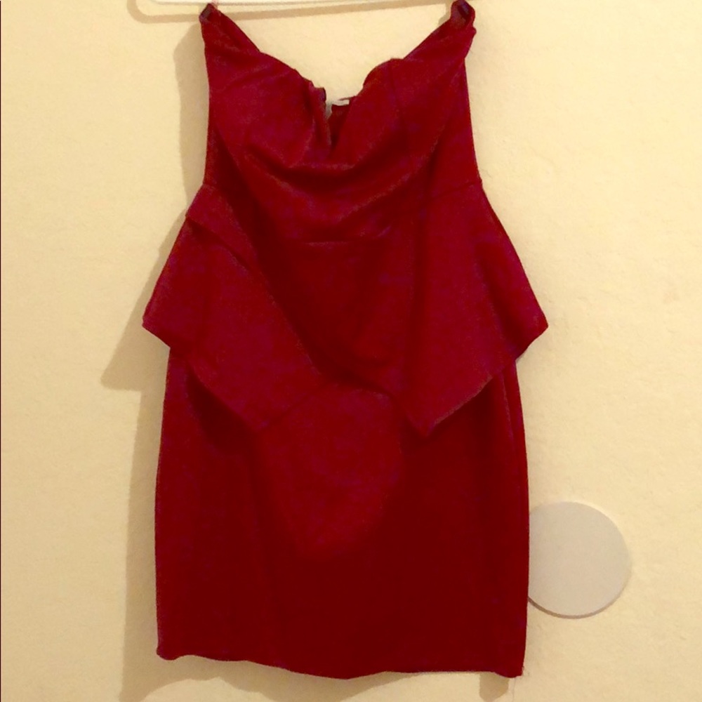 Lady in red